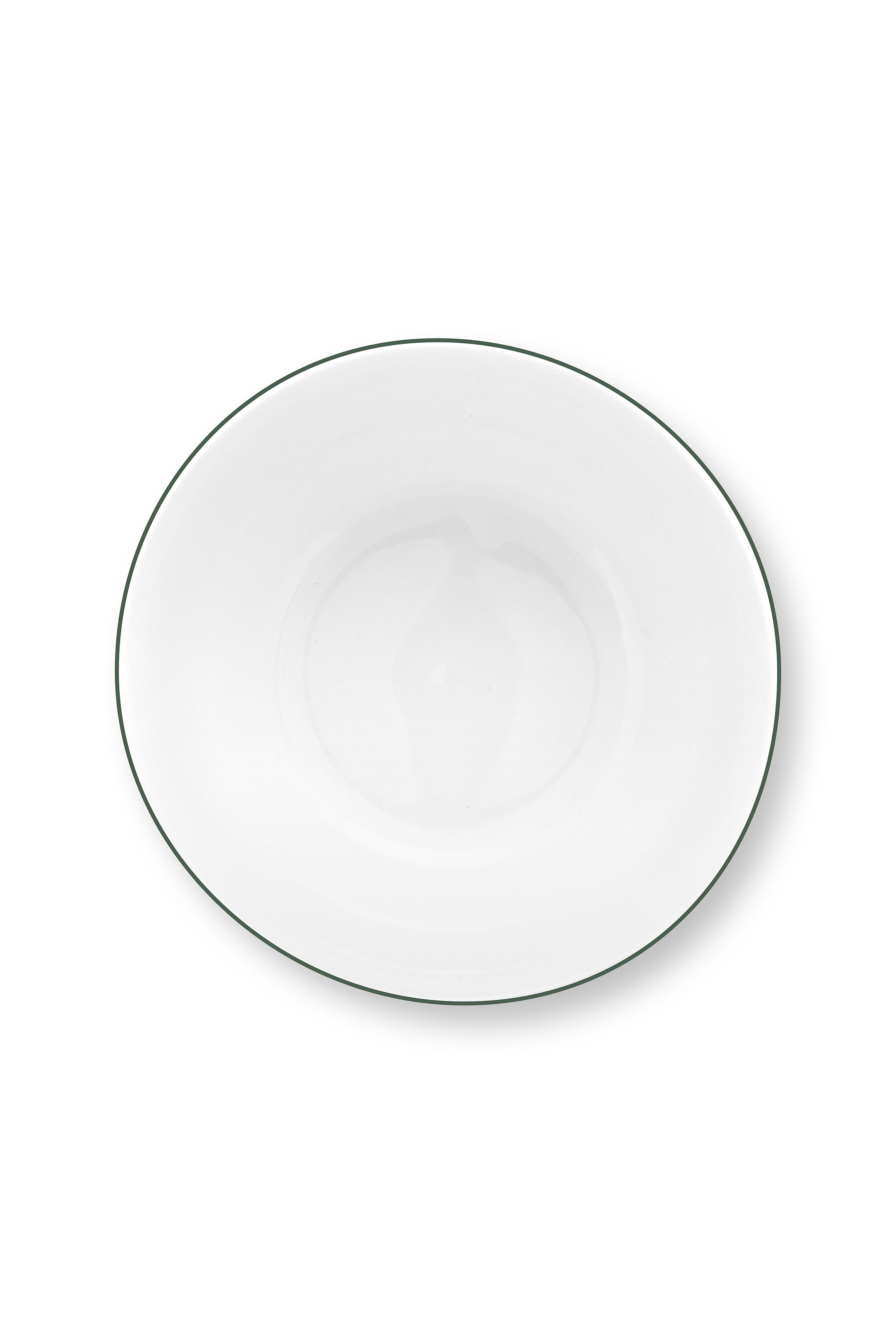 Pip Studio porcelánová miska Lily Lotus Ø12cm, zelená
