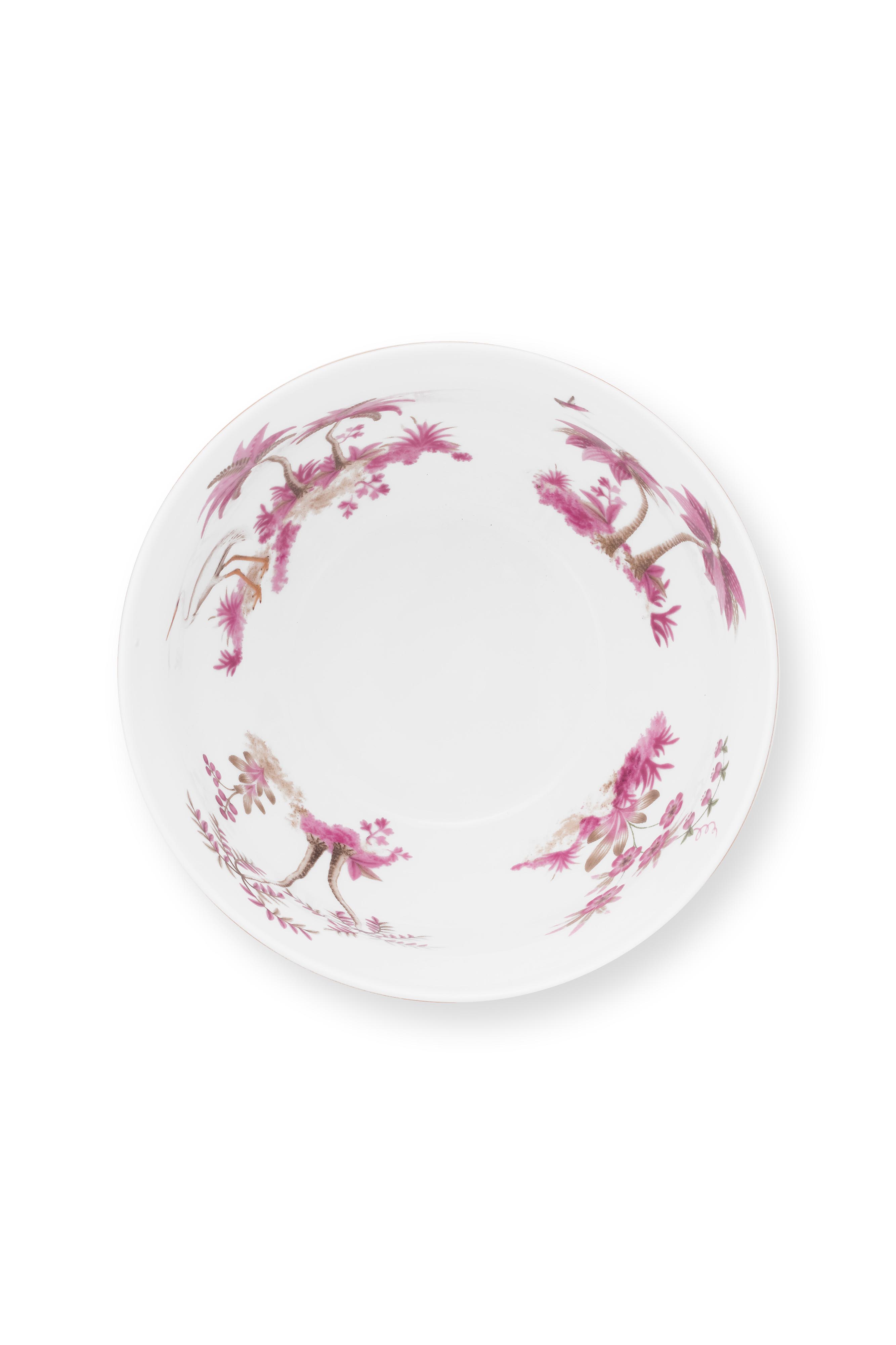 Pip Studio Jolie Dots Gold miska ∅15cm, růžová