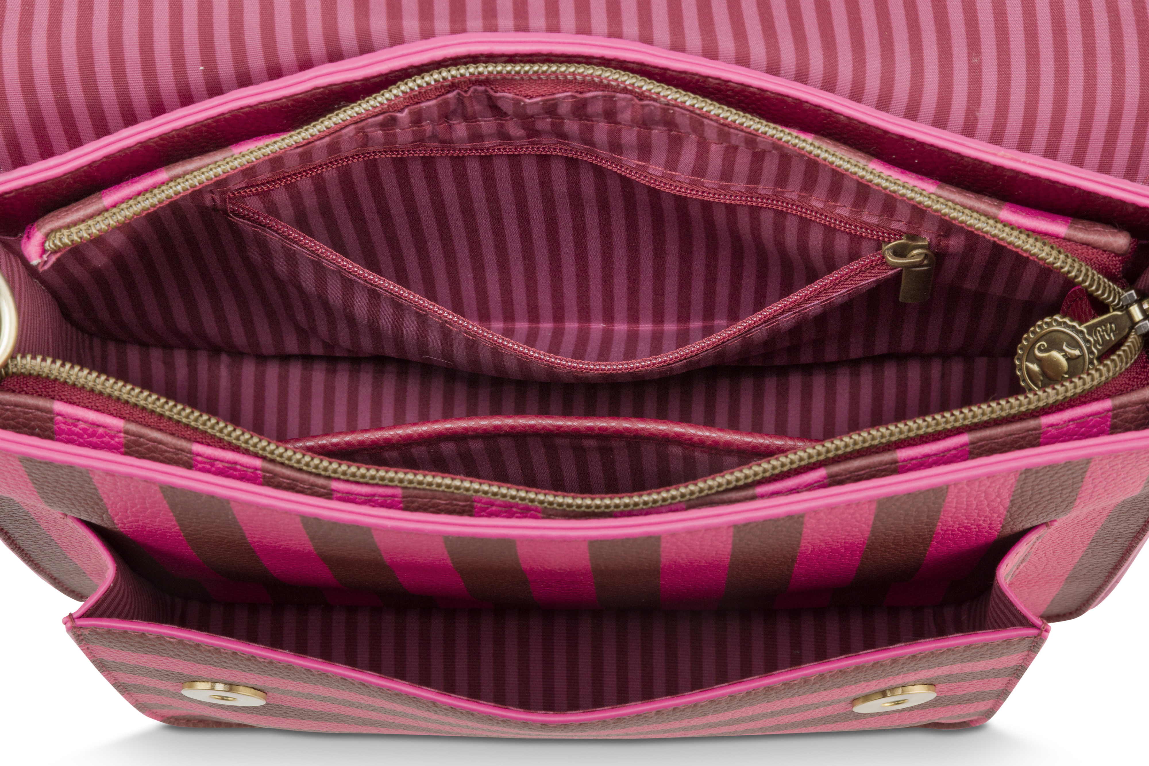 Pip Studio Fenna Stripe Cross Body kabelka, růžová