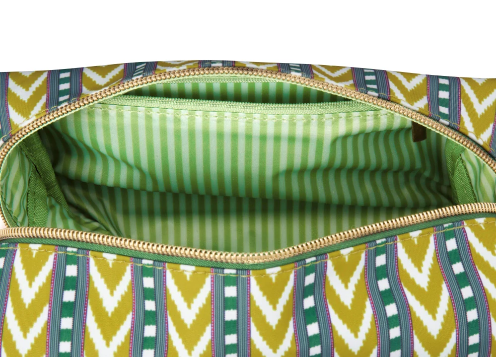 Pip Studio Coco Samba Stripe kosmetická taška, limetková