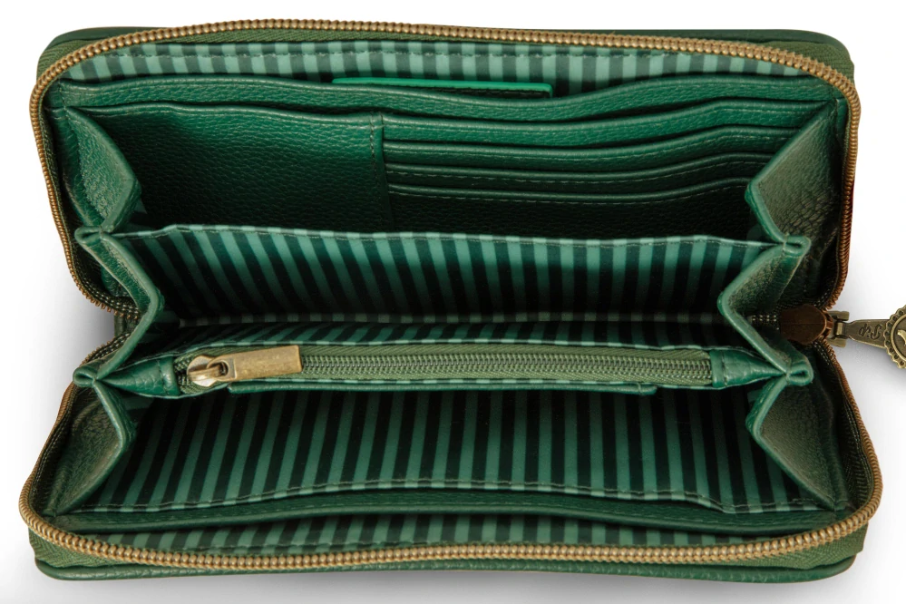 Pip Studio Willow Stripe Green peněženka, zelená