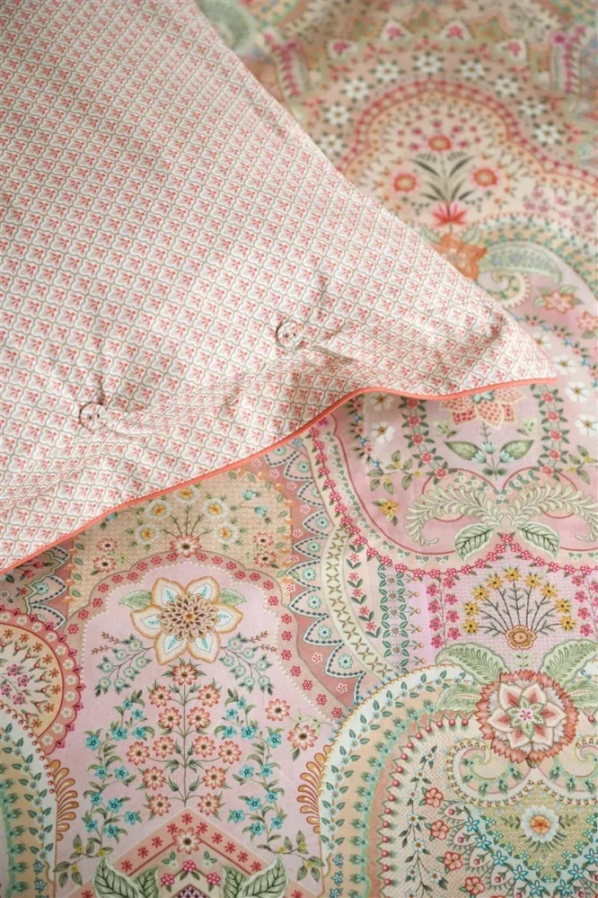 Pip Studio perkálové povlečení Jabali Flower korálové 140x200 + 70x90 cm