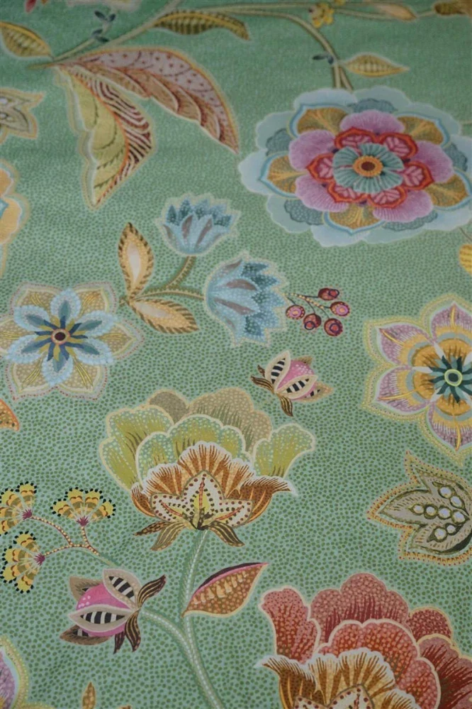 Pip Studio perkálové povlečení Matata zelené 140x200 + 70x90 cm