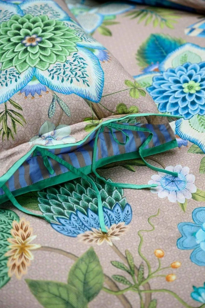 Pip Studio perkálové povlečení Viva La Vida modré 140x200 + 70x90 cm