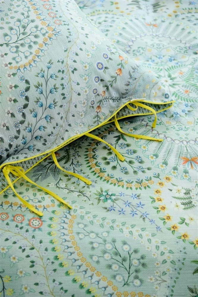 Pip Studio perkálové povlečení Alfombra světle modré 140x200 + 70x90 cm