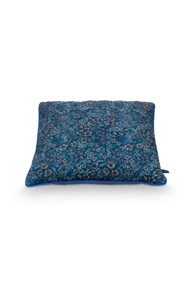 Pip Studio dekorační polštář Quilted Daisy Dreams 50x50 cm, modrý