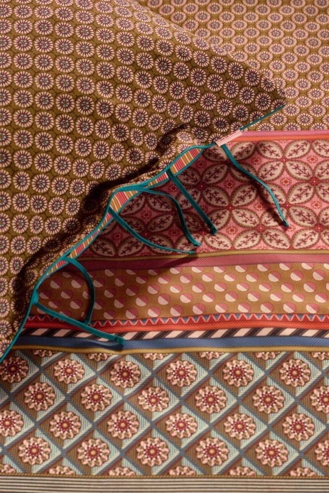 Pip Studio perkálové povlečení Bogolan Multi 140x200 + 70x90 cm