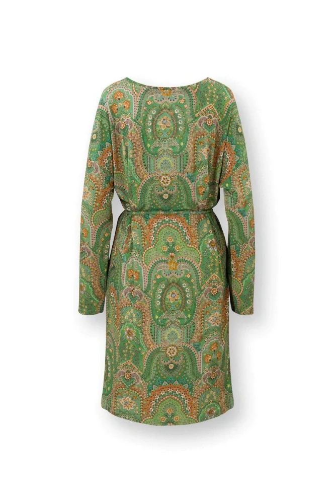 Pip Studio šaty Dido z pružné viskózy, zelené Jabali