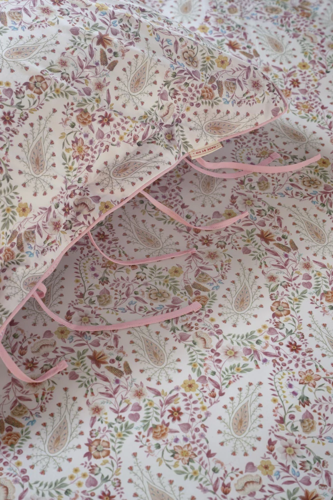 Pip Studio perkálové povlečení Kairi Bloom světle růžové 140x200 + 70x90 cm