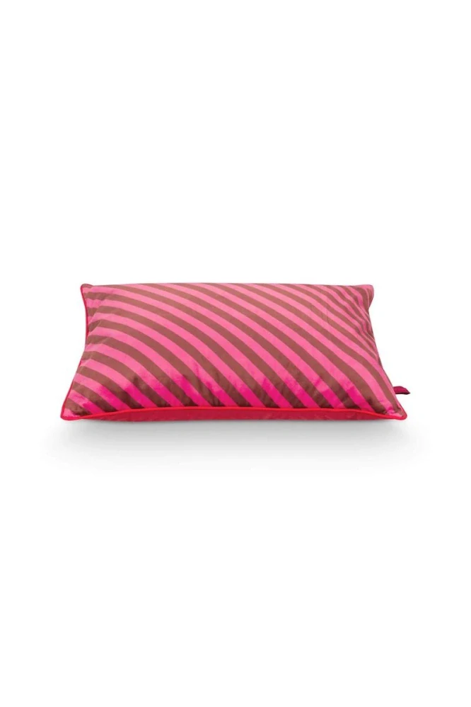 Pip Studio dekorační polštář Block Stripe 35x50 cm, růžový
