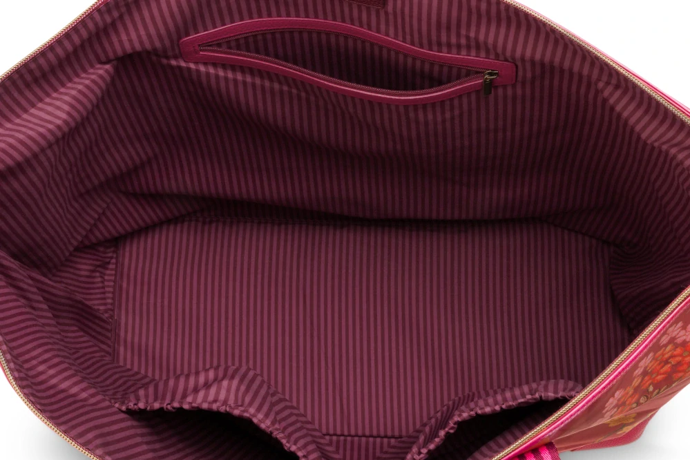 Pip Studio Tilda Bodhi Flower velká plážová taška, růžová