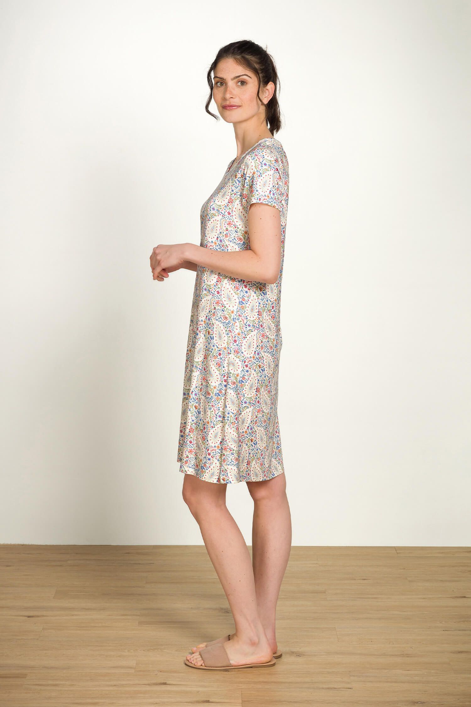 Pip Studio Djoy noční košile Kairi Bloom, modrá