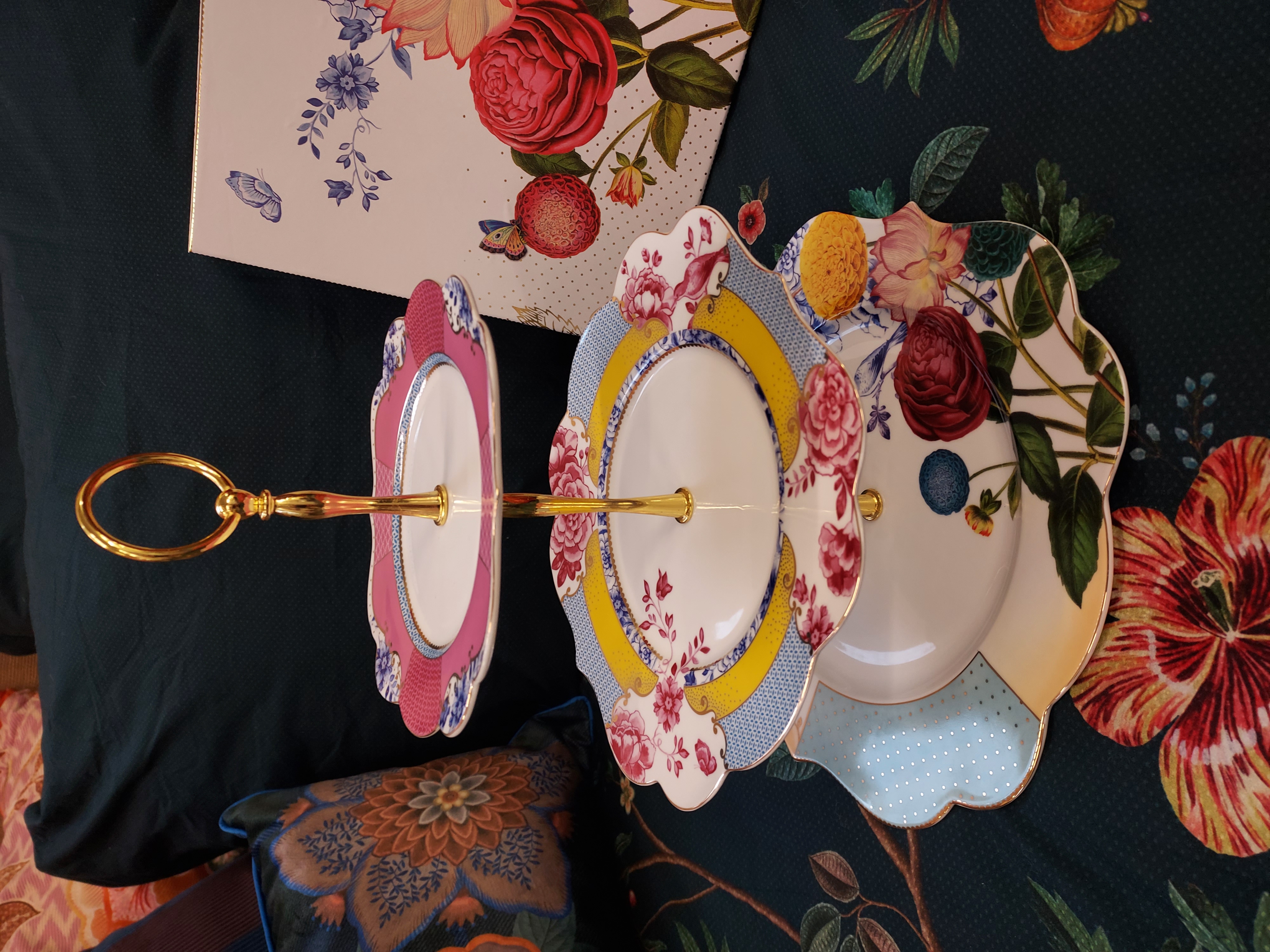 Pip Studio Royal Multi třípatový etažér, barevný 