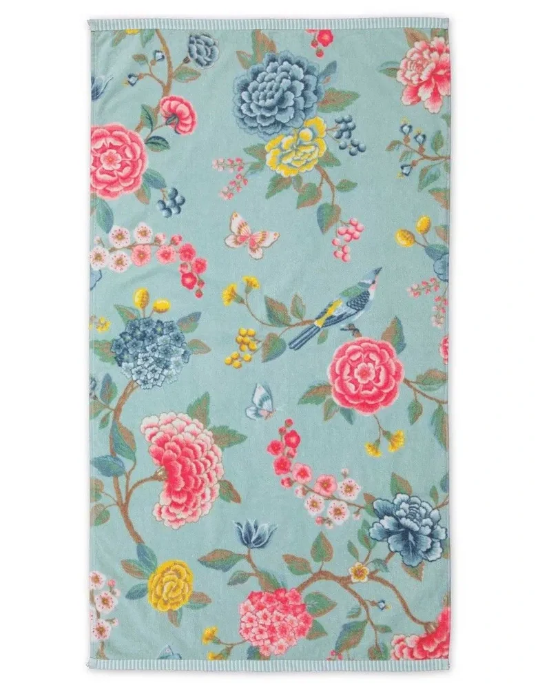 Pip Studio Good Evening bavlněný froté ručník modrý 55x100 cm