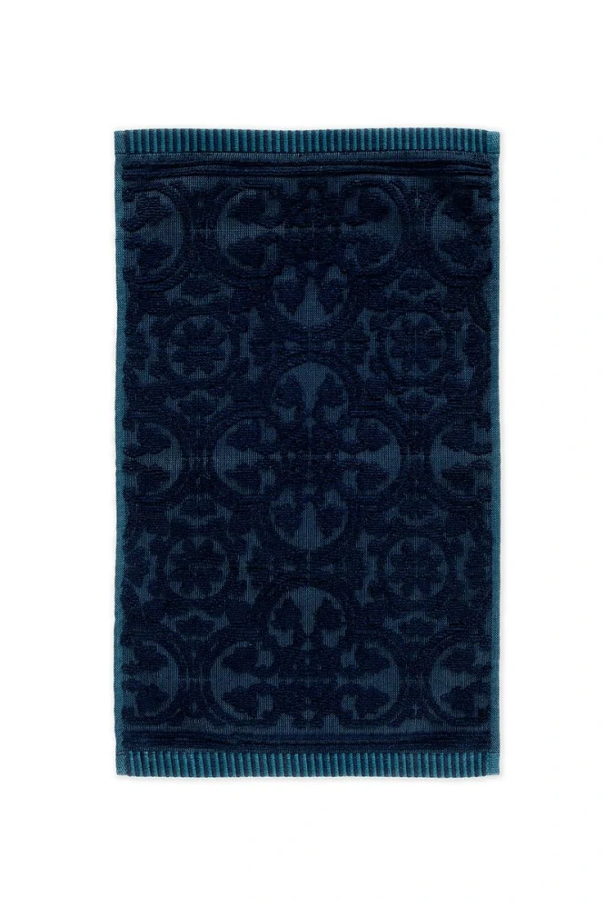 Pip Studio Tile de Pip bavlněný froté ručník tmavě modrý 55x100 cm