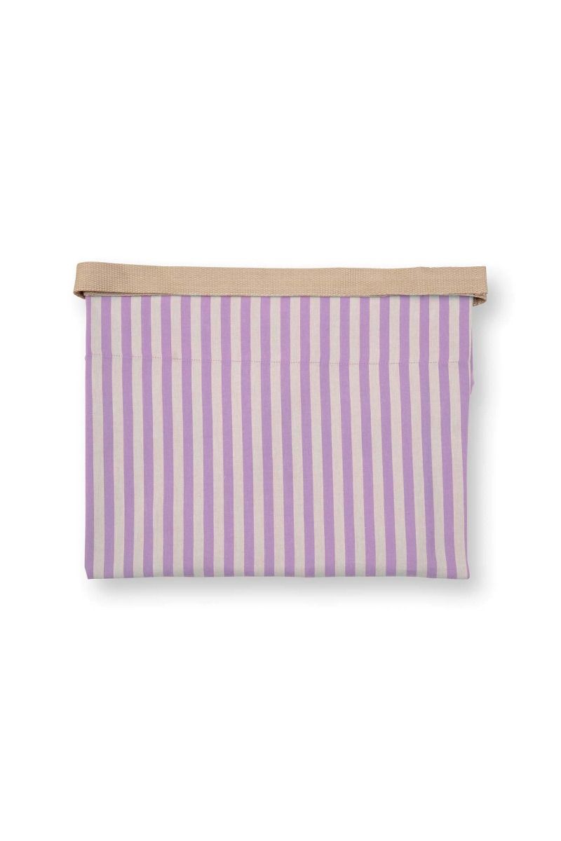Pip Studio Apron Stripes kuchyňská zástěra  - lila