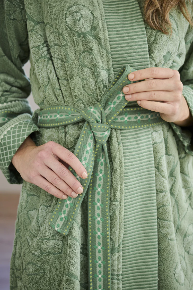 Pip Studio župan Jasmin Jacquard vel. L - zelený