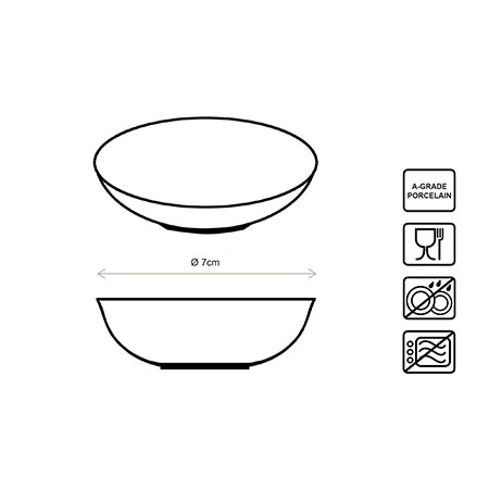 vtwonen Gold tea tips 4 ks Ø 7 cm - zlaté