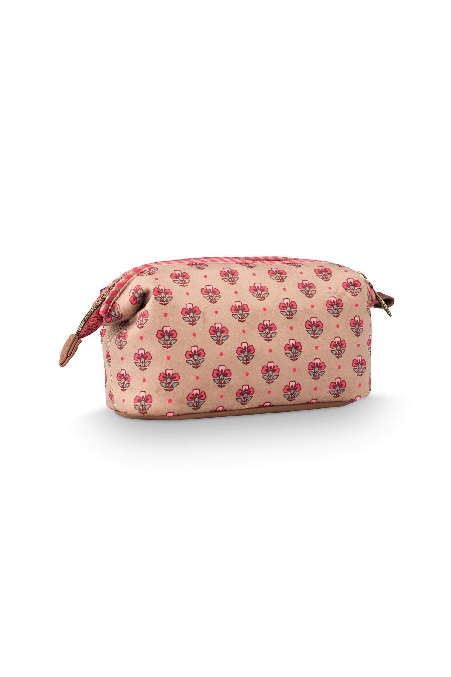 Pip Studio kosmetická taška Cooper Jaipur Flower - růžová