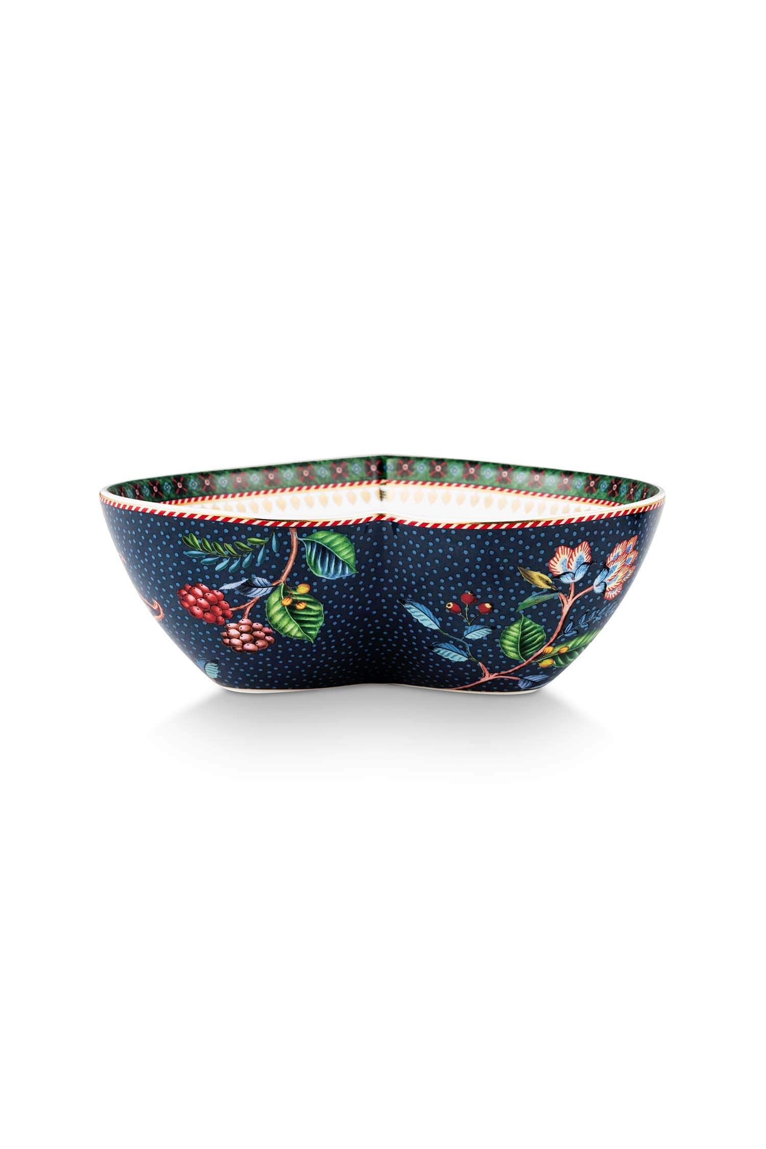 Pip Studio zapékací miska ve tvaru srdce Oriental Berry Blues