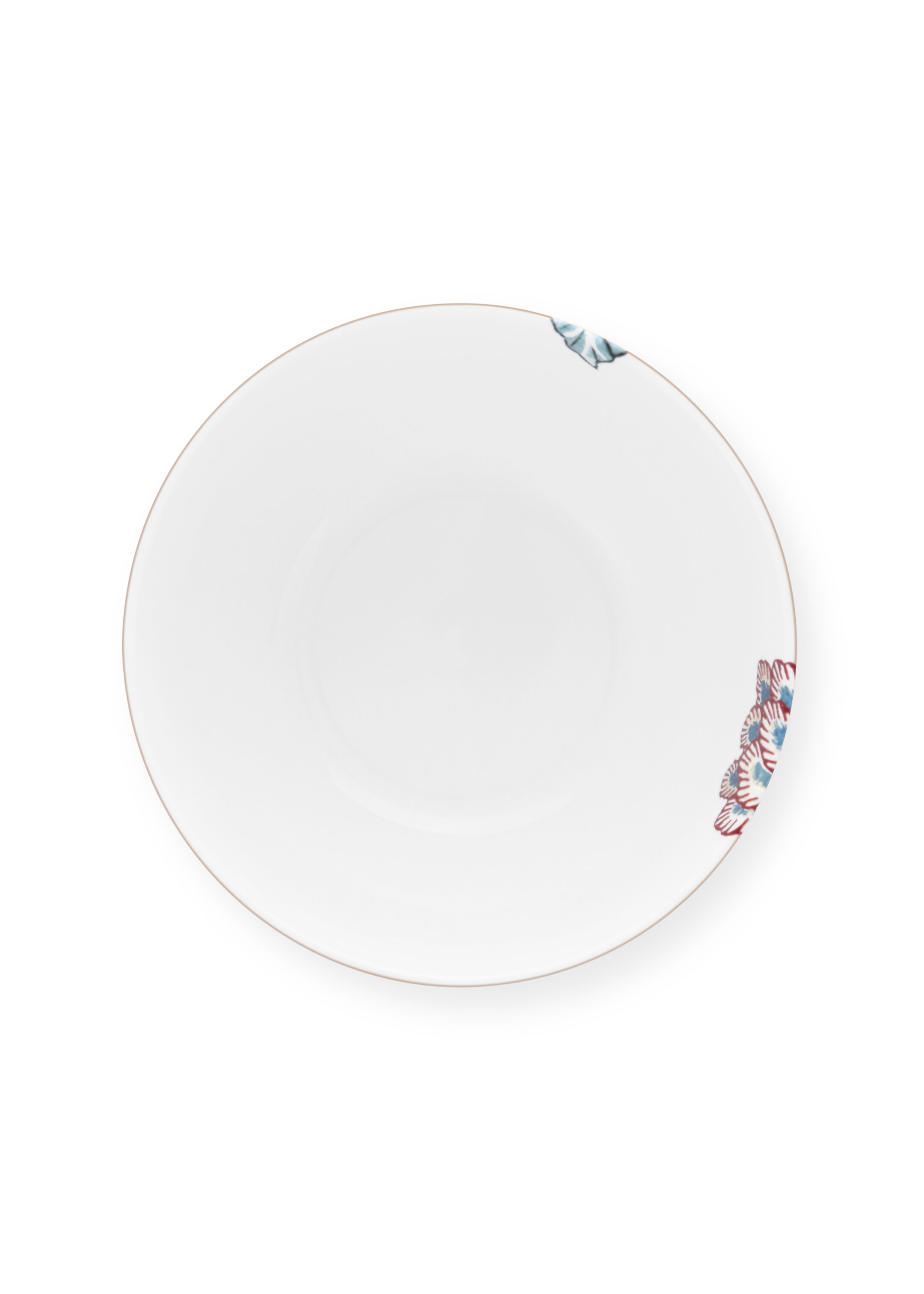 Pip Studio Flower Festival miska o 12cm, tmavě růžová