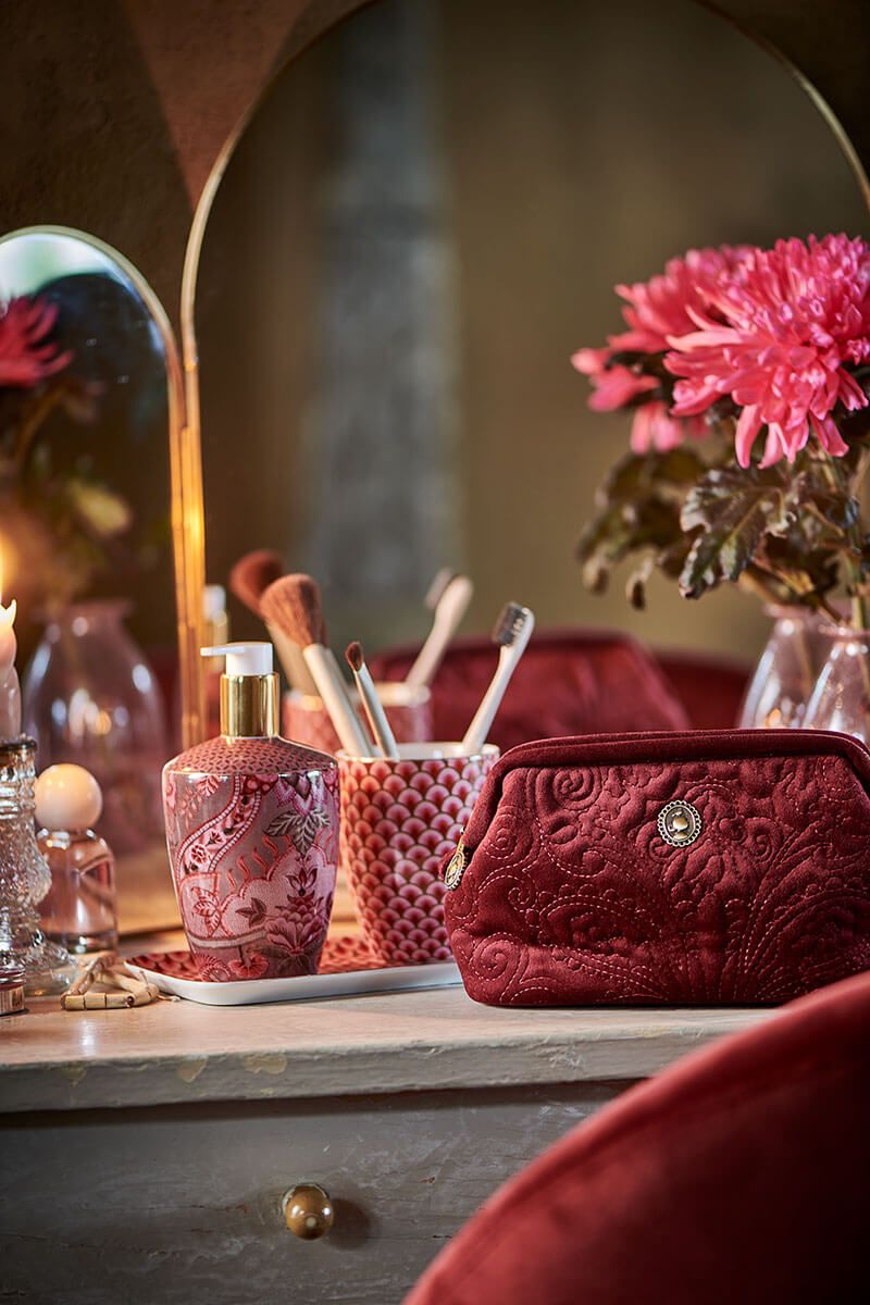 Pip Studio Kyoto Festival třídílná koupelnová sada, růžová