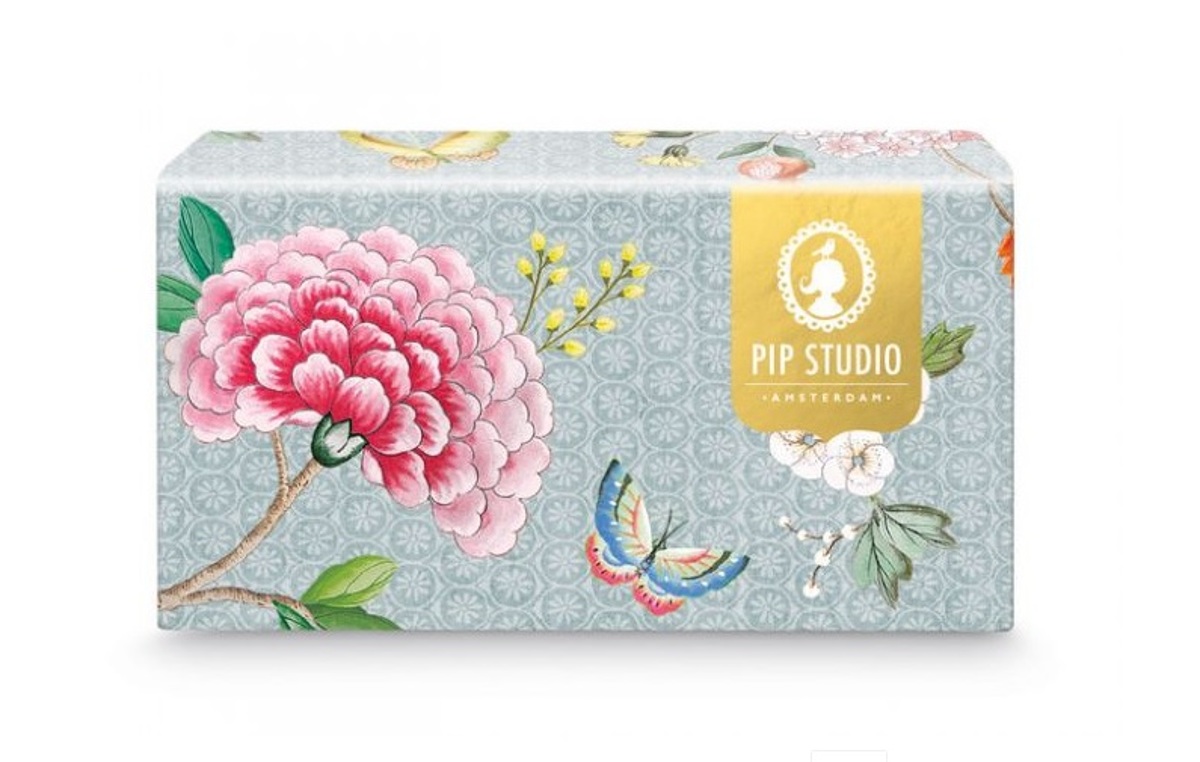 Pip Studio Blushing Birds sada 2 hrnků 350ml, khaki