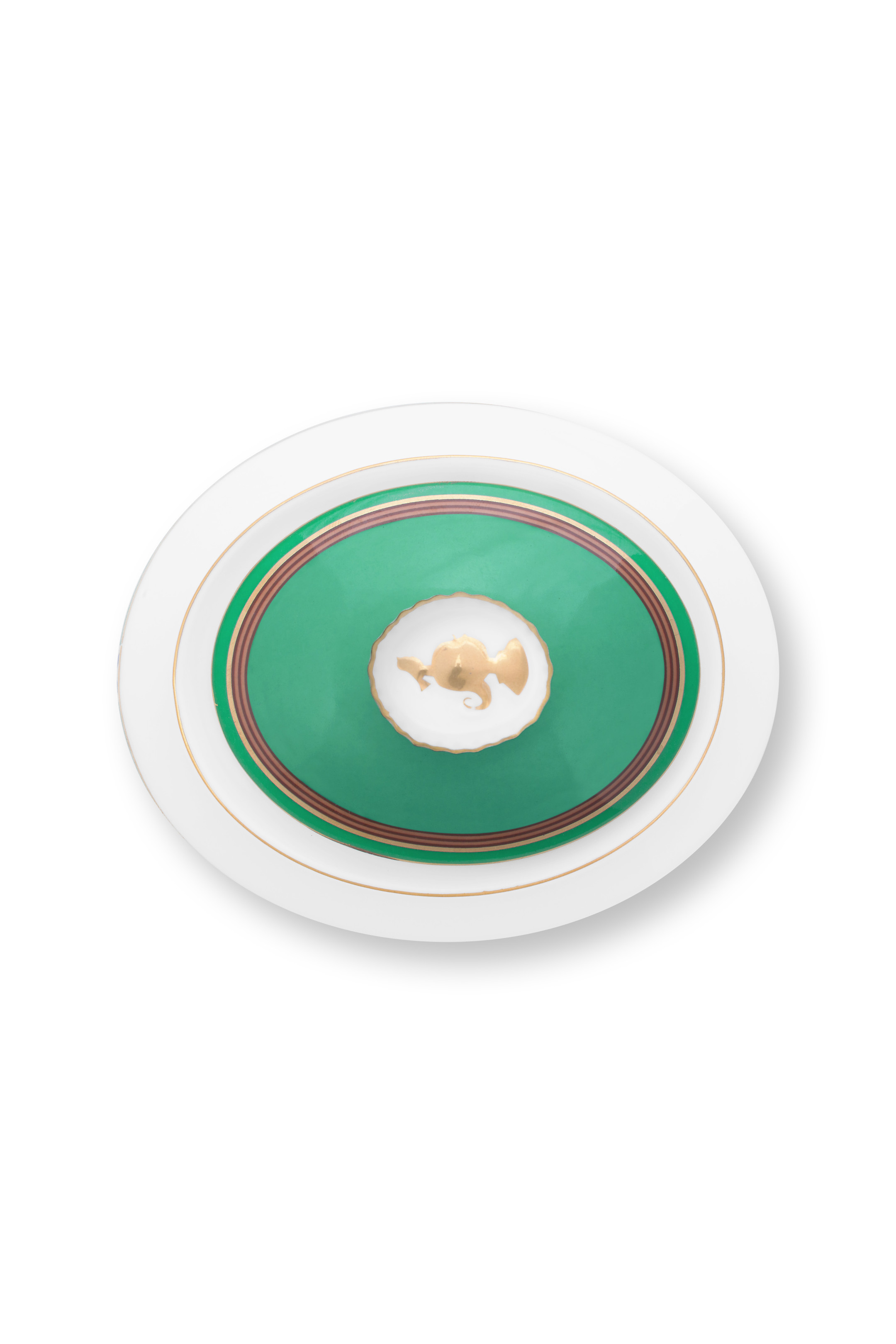 Pip Studio Pip Chique Stripes cukřenka 550ml, růžovo-zelená