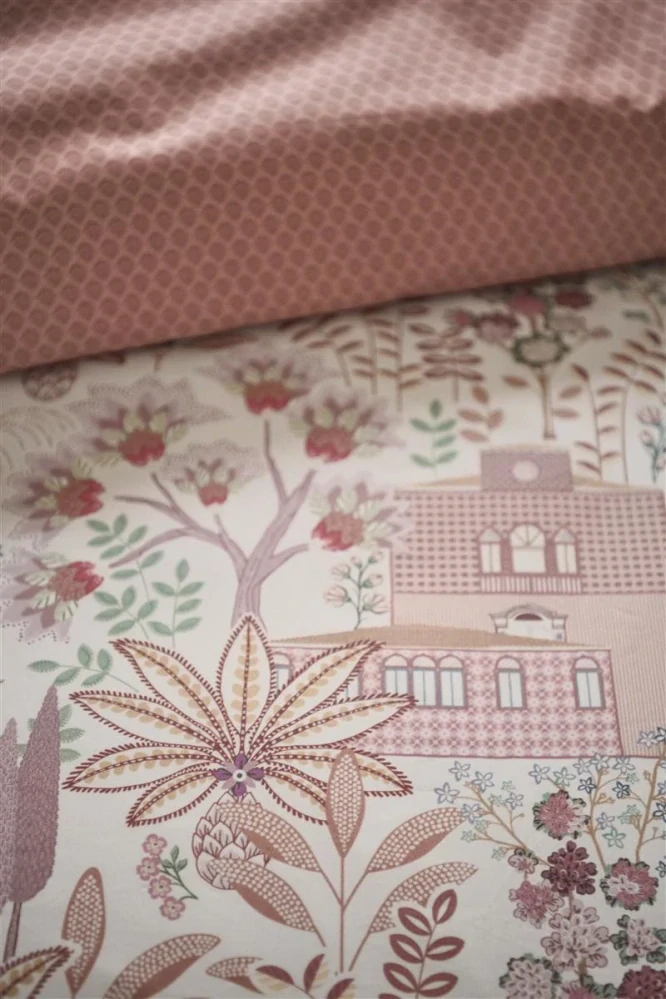 Pip Studio perkálové povlečení Casa Di Pip bílé 200x200 + 2 x 70x90 cm