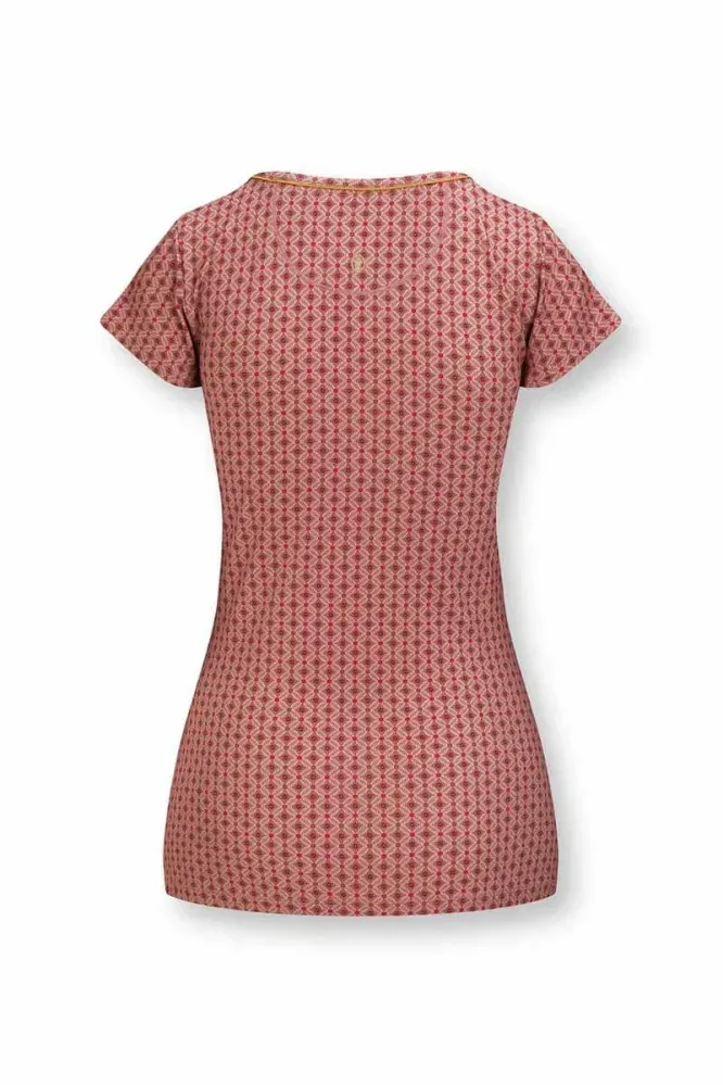 Pip Studio Toy triko s krátkým rukávem Tegola, růžové