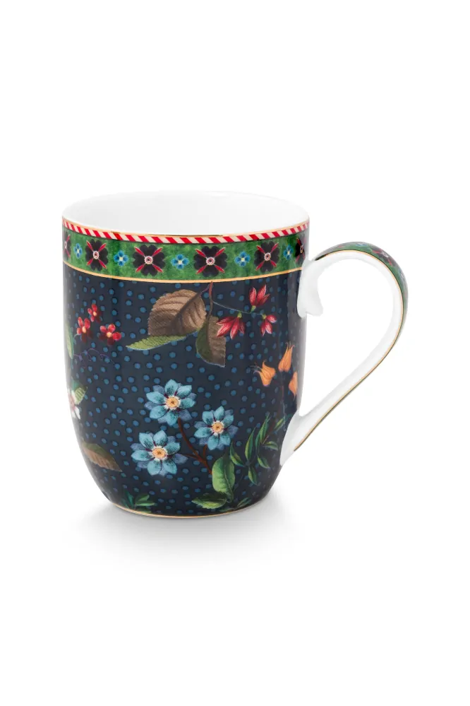 Pip Studio Berry Blues sada 2ks hrnků 180ml, modrá