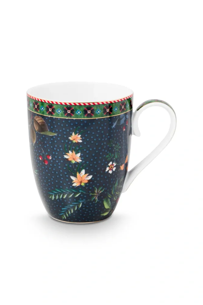 Pip Studio Berry Blues sada 2ks hrnků 350ml, modrá