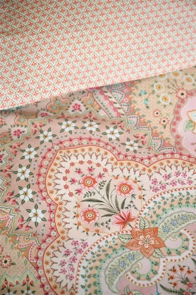 Pip Studio perkálové povlečení Jabali Flower korálové 140x200 + 70x90 cm