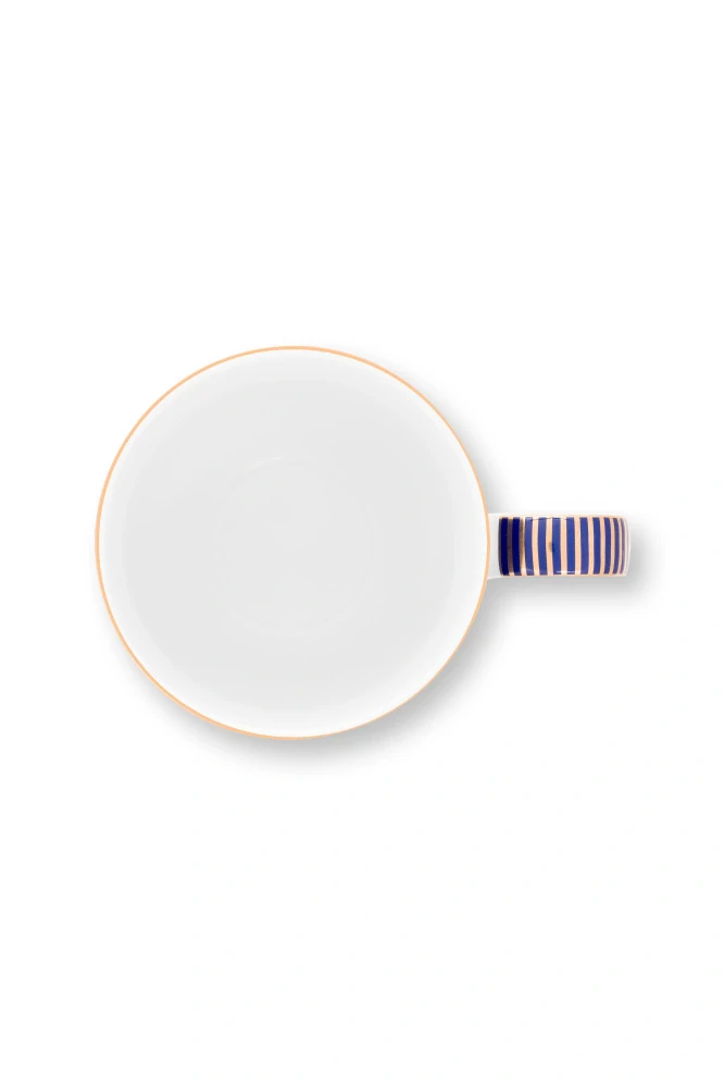 Pip Studio Dot Delight Navy-Gold sada 2ks hrnků 380ml, modro-zlatá