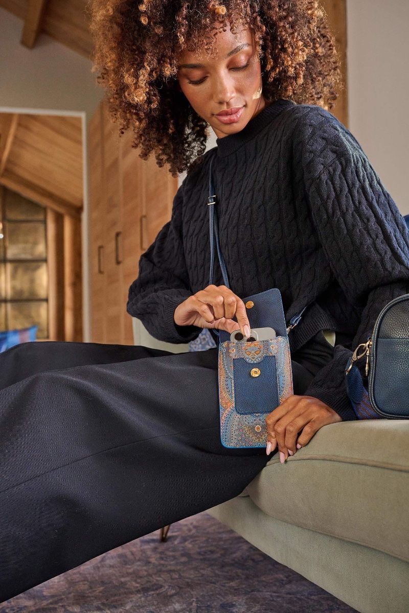 Pip Studio Jabali Peggy kabelka na telefon, modrá