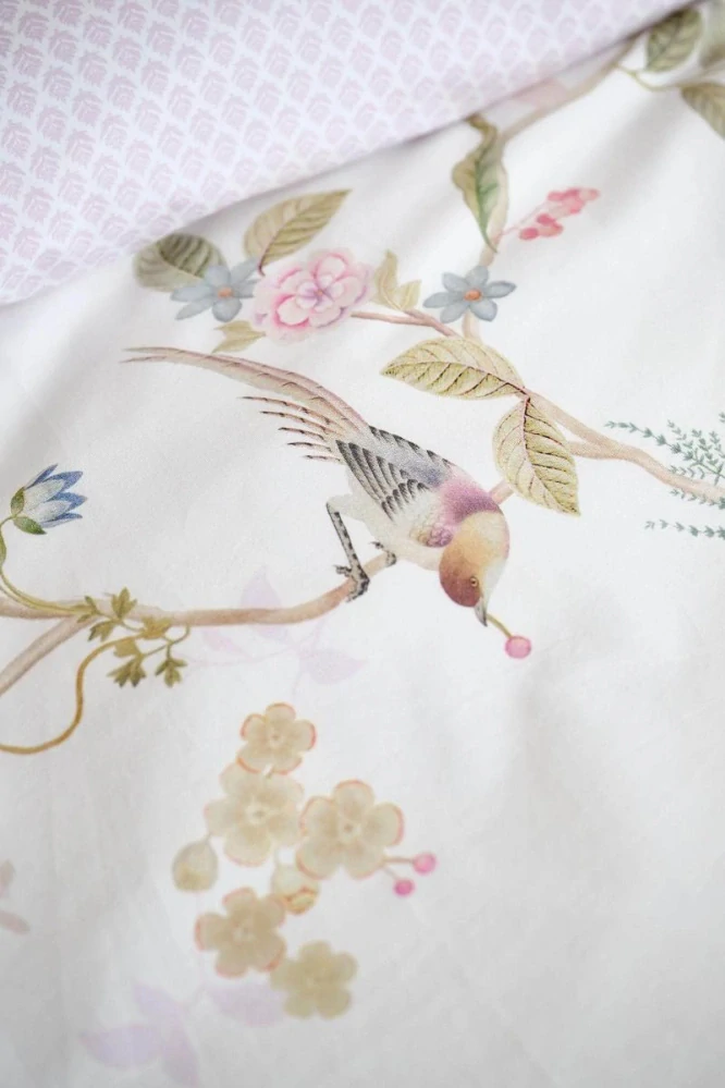 Pip Studio perkálové povlečení Bustani bílé 140x200 + 70x90 cm