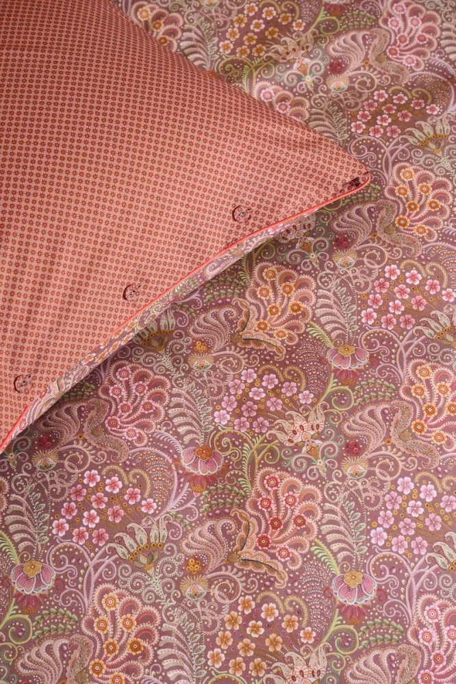 Pip Studio perkálové povlečení Kitenge 140x200 + 70x90, terra