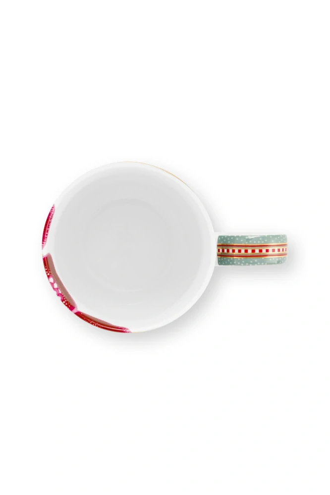 Pip Studio Blooming Tales sada 2ks XL hrnků 440 ml, modrá