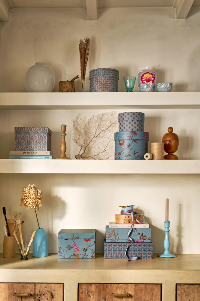 Pip Studio Blooming Tales skladovací dóza 1,5l, khaki