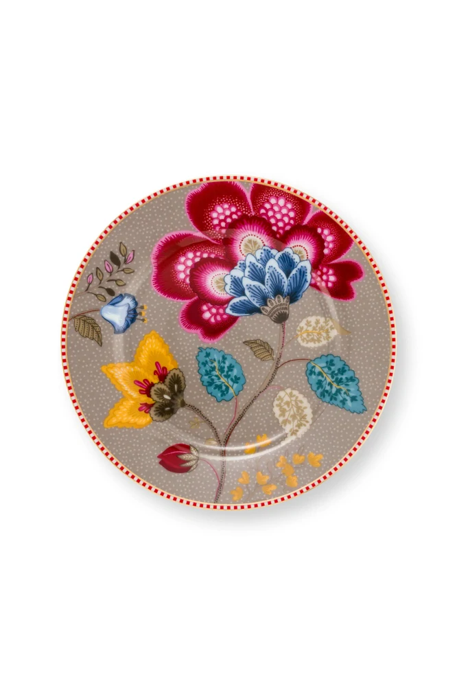 Pip Studio Blooming Tales třípatový etažér, khaki