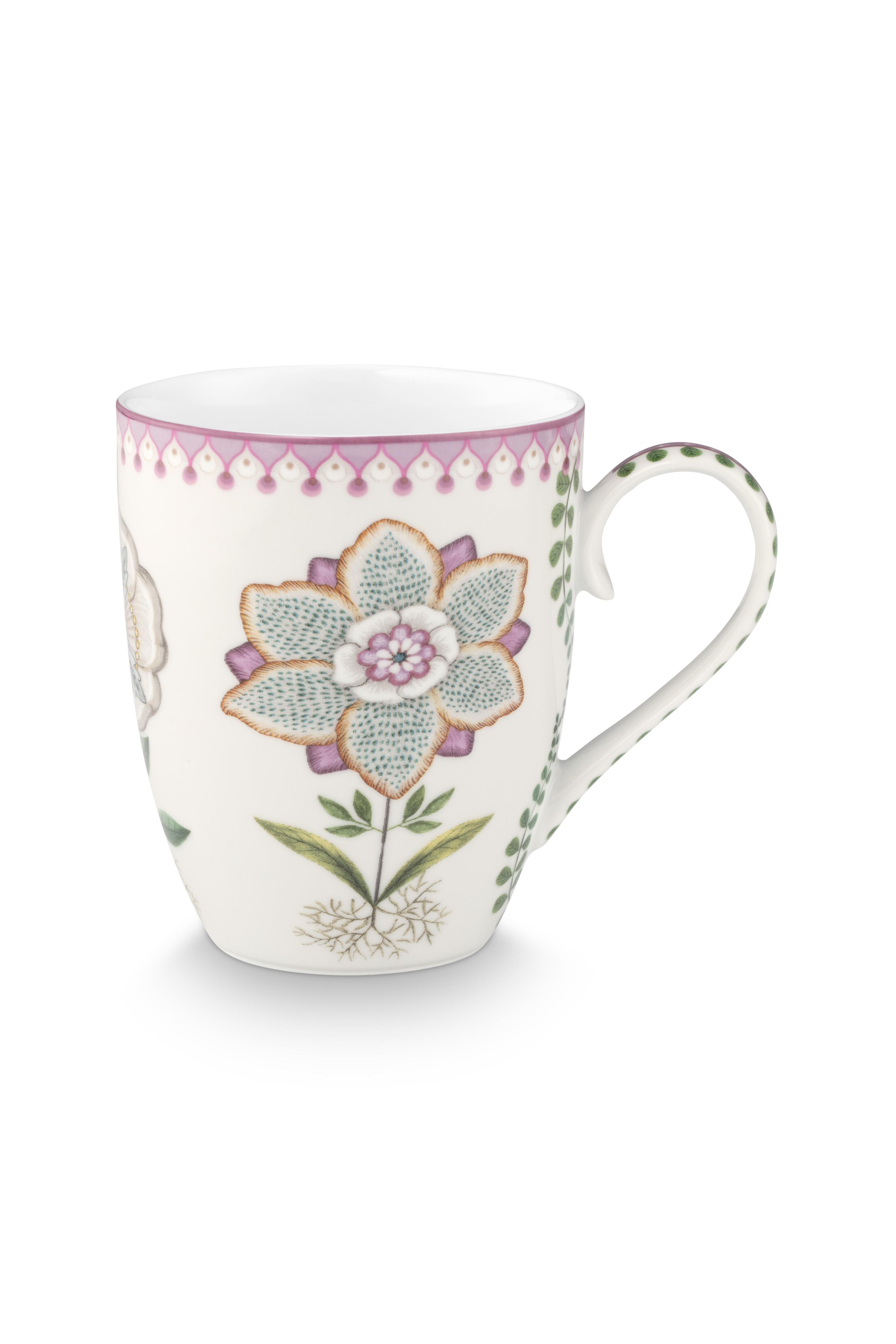 Pip Studio Lily & Lotus sada na čaj pro jednoho 350 ml, lila