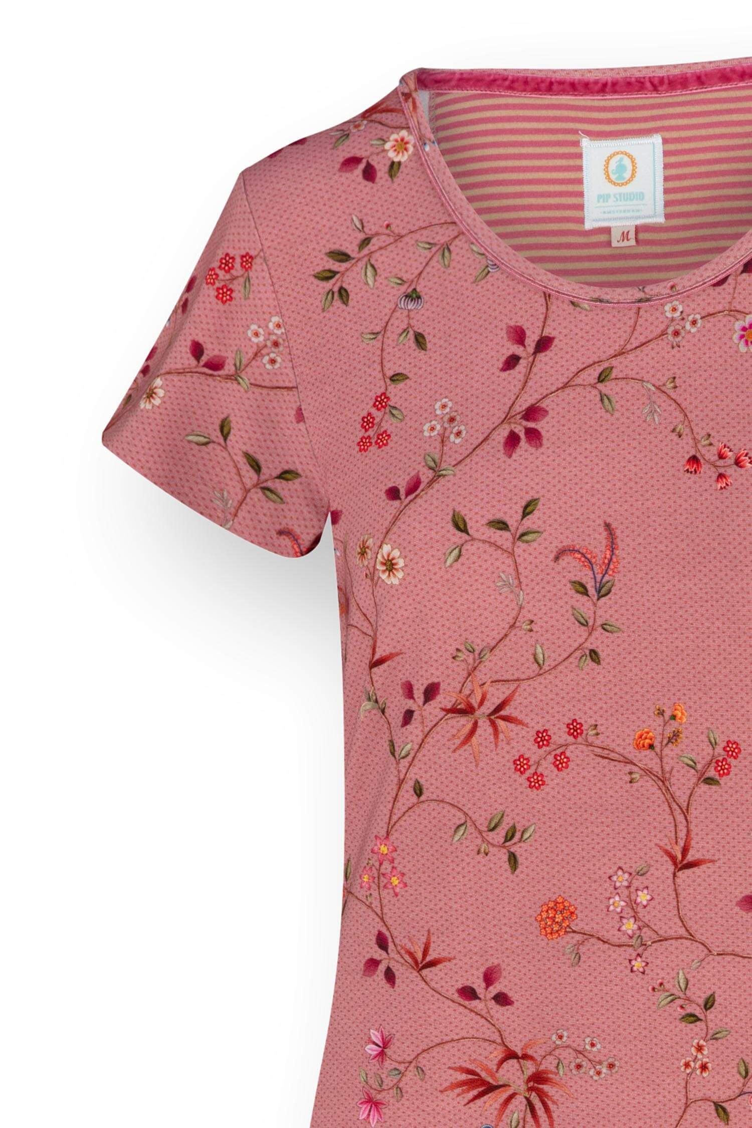 Pip Studio Daniela noční košile Delhi Dreams, růžová