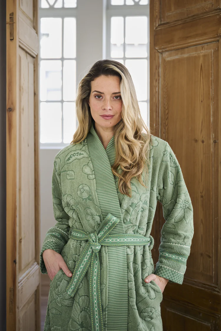 Pip Studio župan Jasmin Jacquard vel. L - zelený