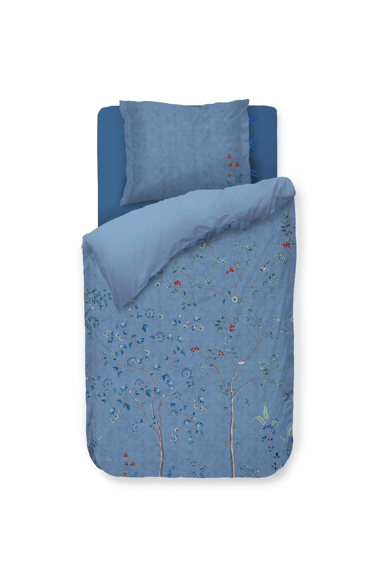 Pip Studio perkálové povlečení Desi Garden Blue - 140 x 200 cm