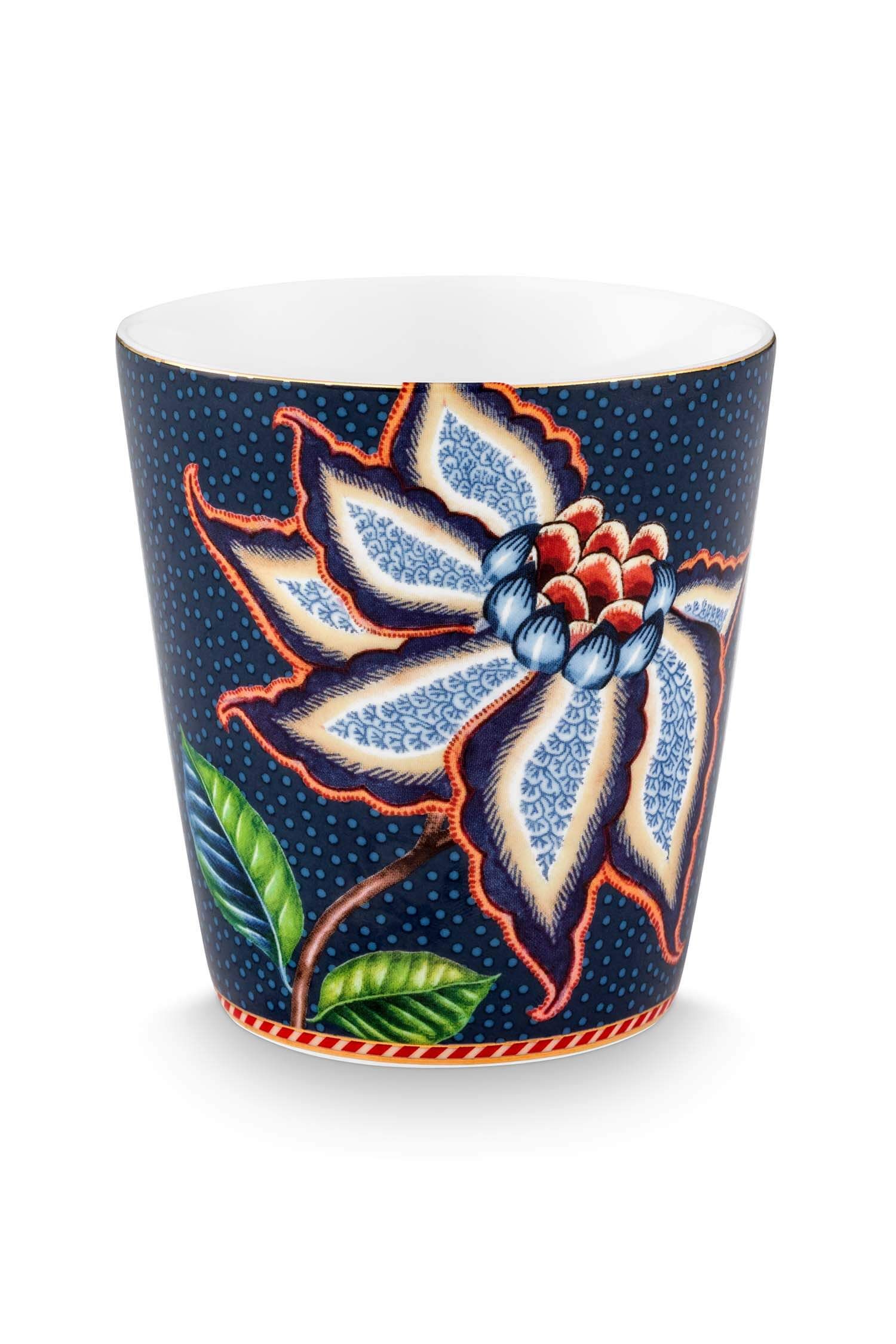 Pip Studio dárková sada 4 hrnků Oriental Berry Blues Blue