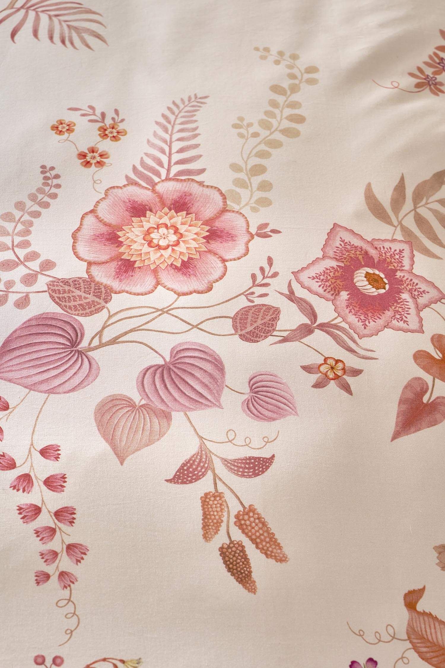 Pip Studio perkálové povlečení Everbloom Light Pink - 140 x 200 cm