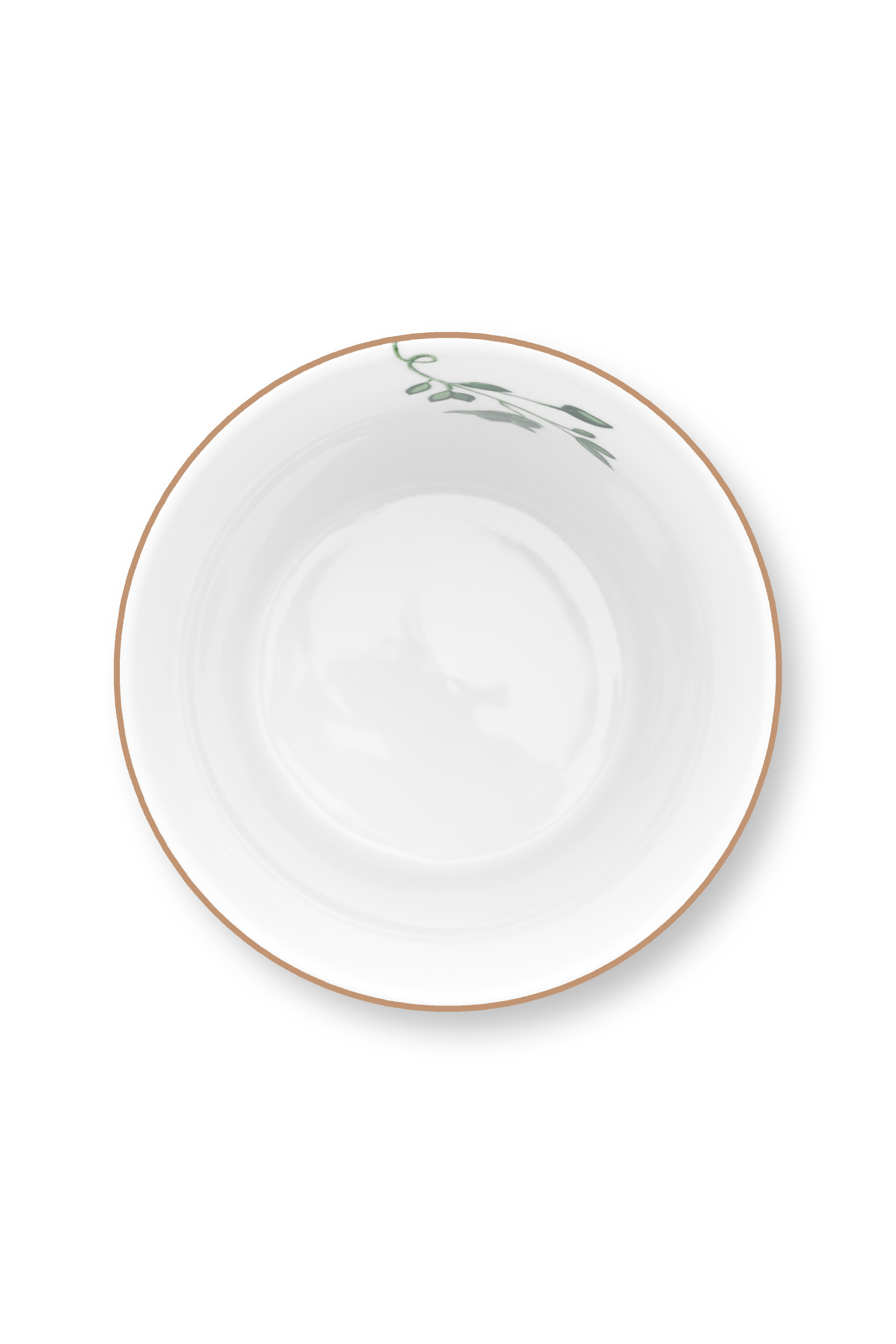 Pip Studio Royal Flower hrnek bez ucha s odkládacím táckem 270ml, zelený