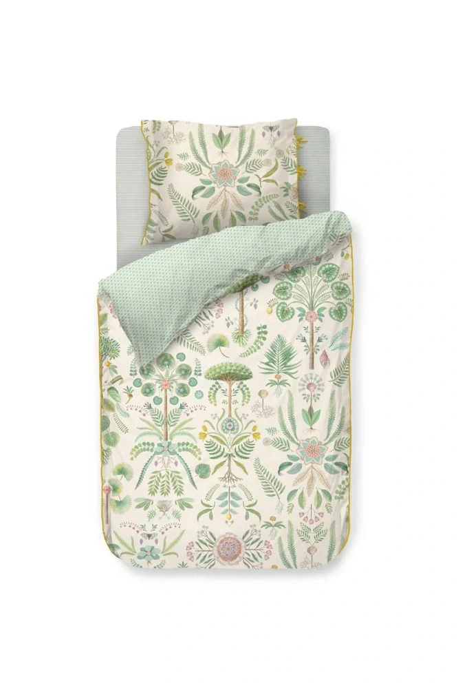 Pip Studio perkálové povlečení Bamboleo bílé 140x200 + 70x90 cm