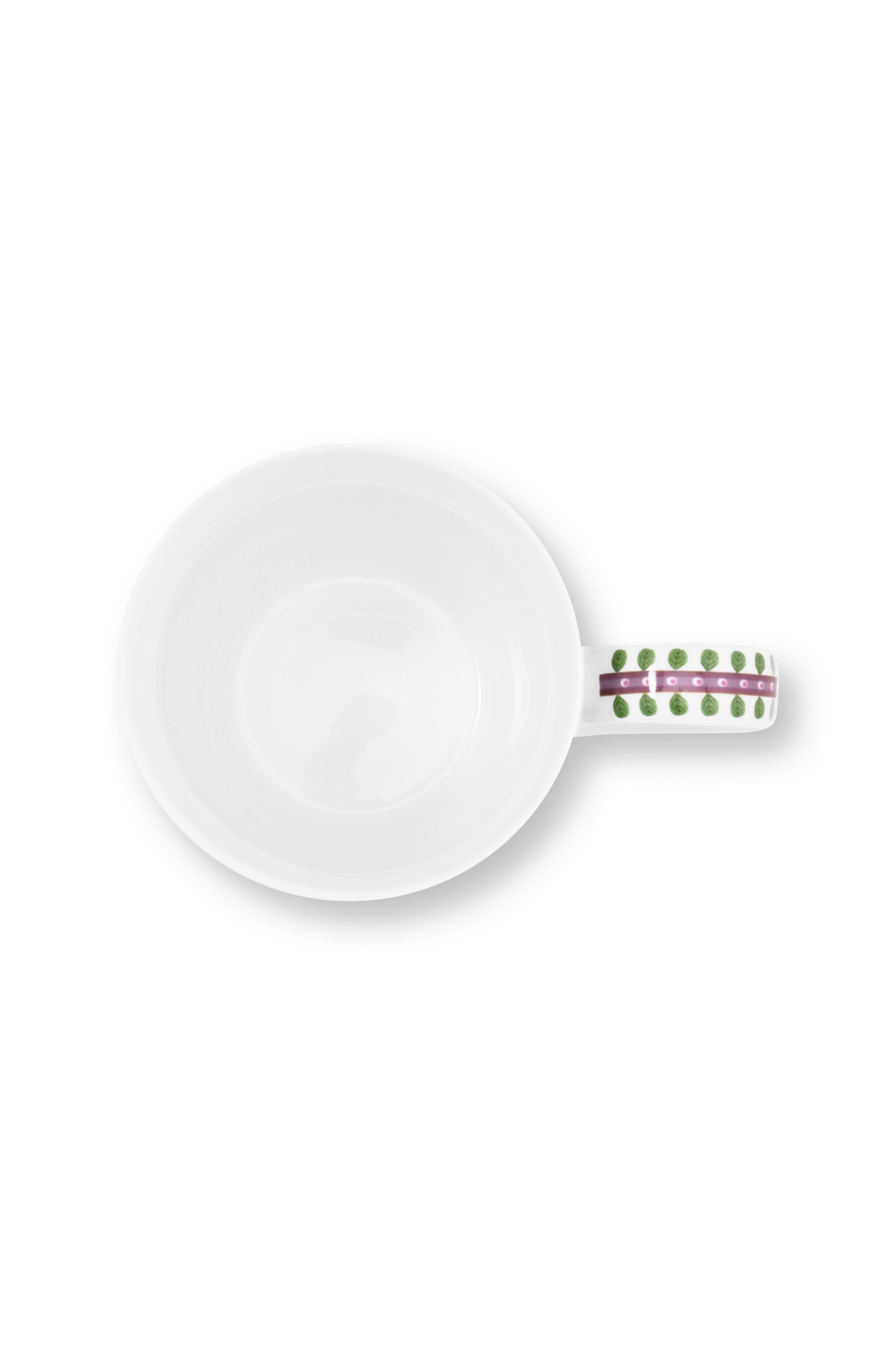 Pip Studio Lily & Lotus sada 2 hrnků 180ml, lila