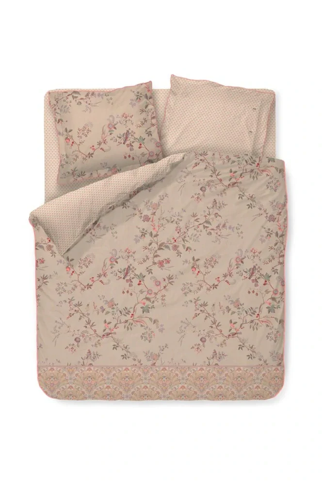 Pip Studio perkálové povlečení Amor De Dios Sand pískové 200x200 + 2x 70x90 cm